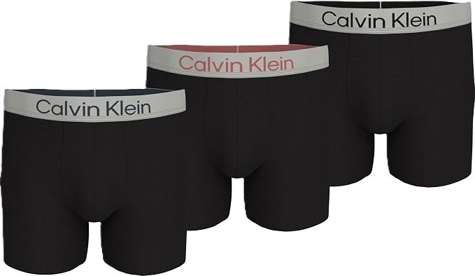 BOXER CAB. -BRIEF 3 PK-RED STAMP/BLACK/TURBULENCE-L - L