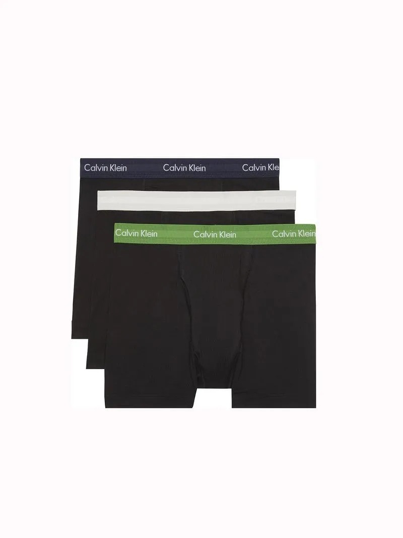 BOXER CAB. -BRIEF 3 PK-BLACK BODIES W/ BLUE SHADOW/SU