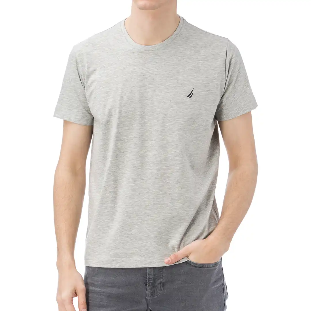 T-SHIRT M/C DE HOMBRE GREY HEATHER