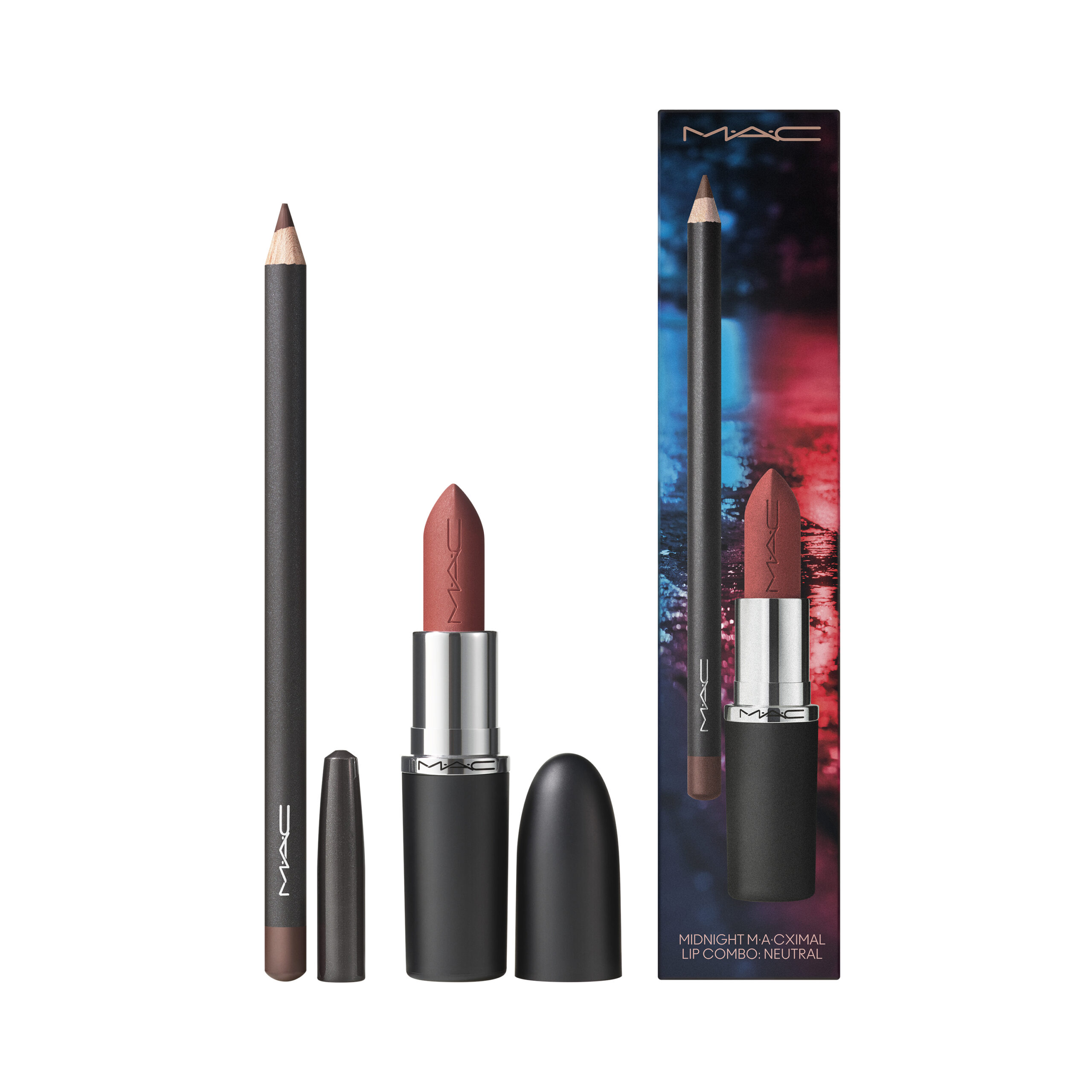 MACXIMAL LIP DUO: WARM T -MACXIMAL SILKY MATTE LIPSTICK 3.5G- LIP PENCIL 1,45G