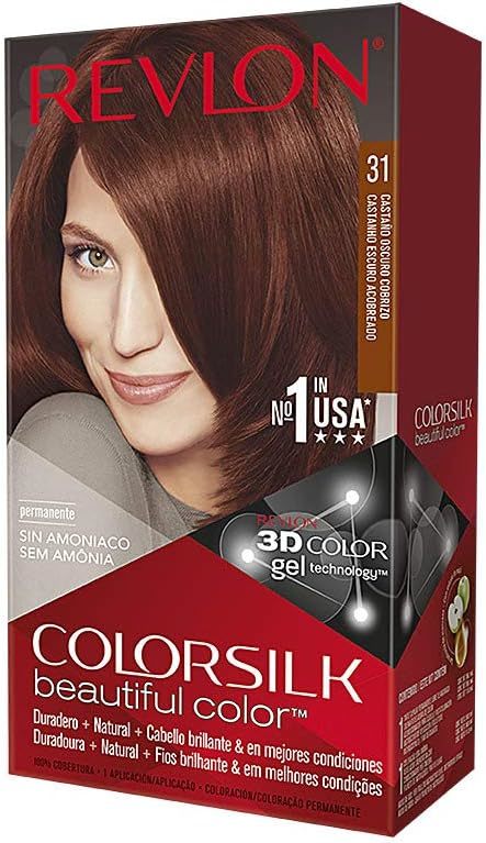 HAIR COLORSILK DARK AUBURN - 3 R