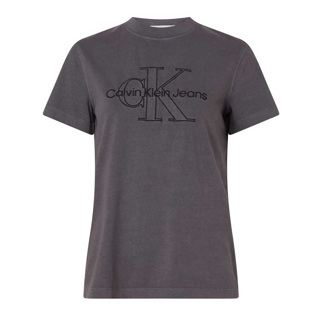 T-SHIRT DAMA -WASHED BLACK