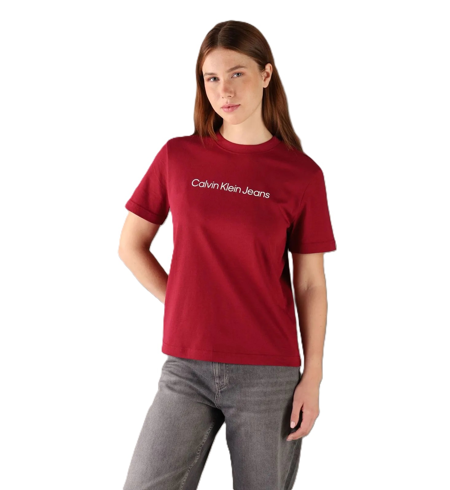 T-SHIRT DAMA-MAGENTA JEWEL