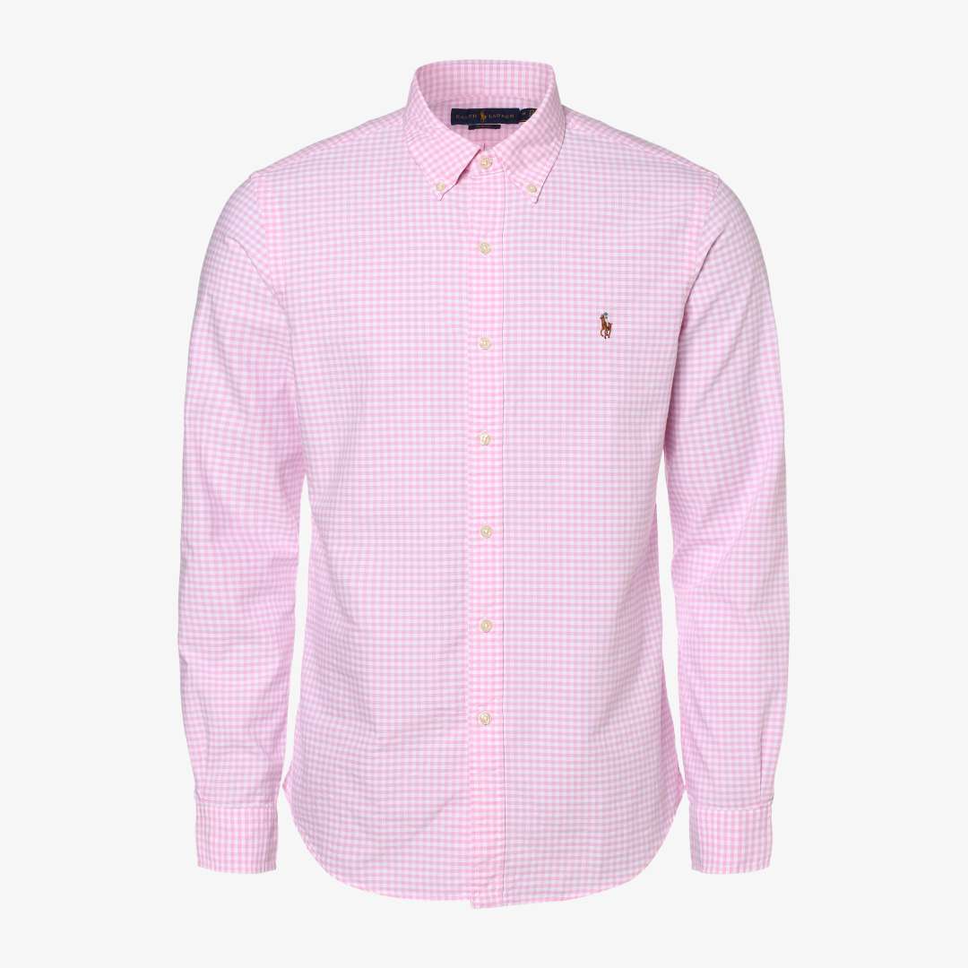 CAMISA CAB. M/L-4338C PINK/WHITE-S