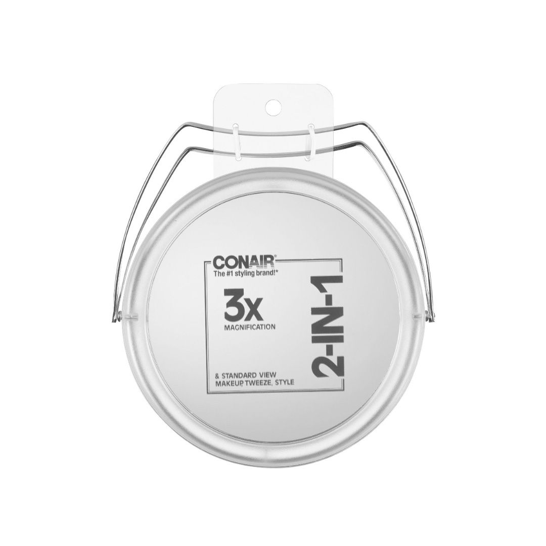 ESPEJO 2 LADOS C/BASE DE CROMO