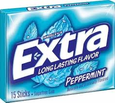 EXTRA PEPPERMINT 15 STICK CHICLE SIN AZUCAR