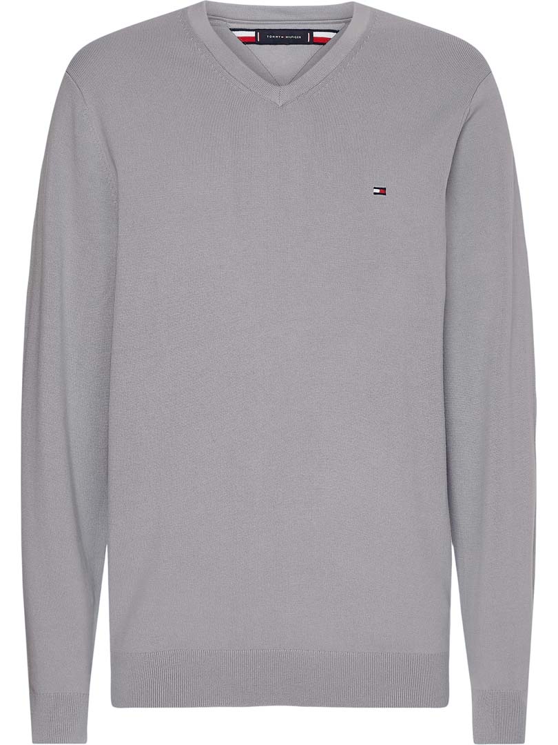 SWEATER CAB. LIGHT GREY HEATHER