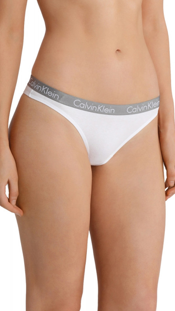 THONG DAMA-WHITE L - L