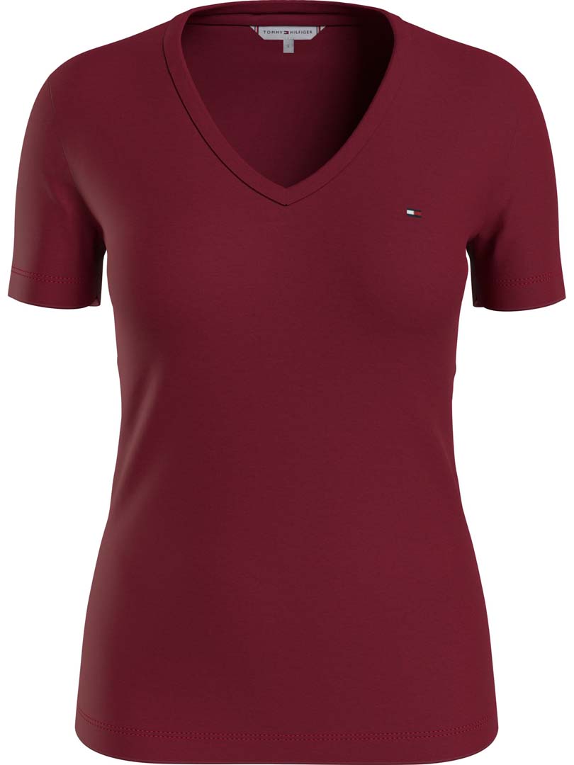 T-SHIRT LISA C/V DAMA ROUGE S - S