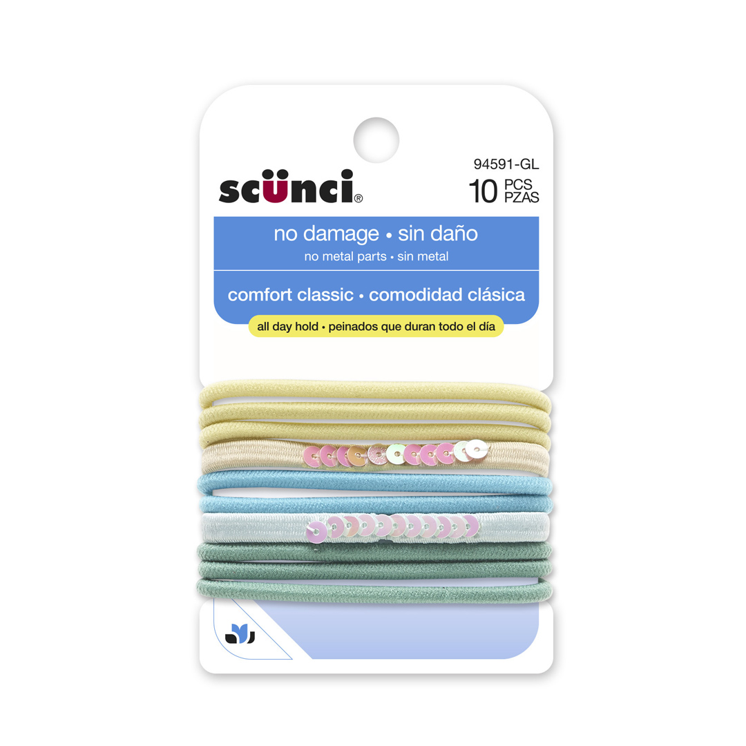 ELÁSTICOS GRANDES NO/DAÑO COLOR PASTEL X10