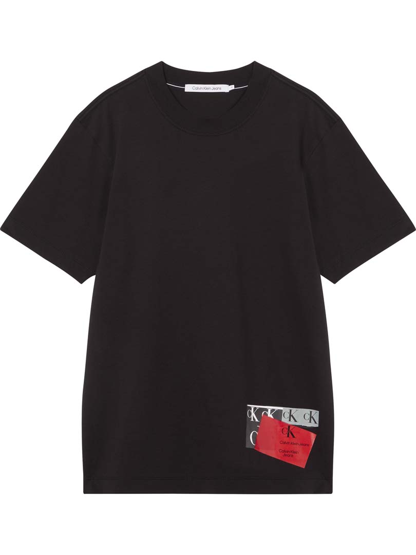 T-SHIRT CAB M/C-CK BLACK-S - S