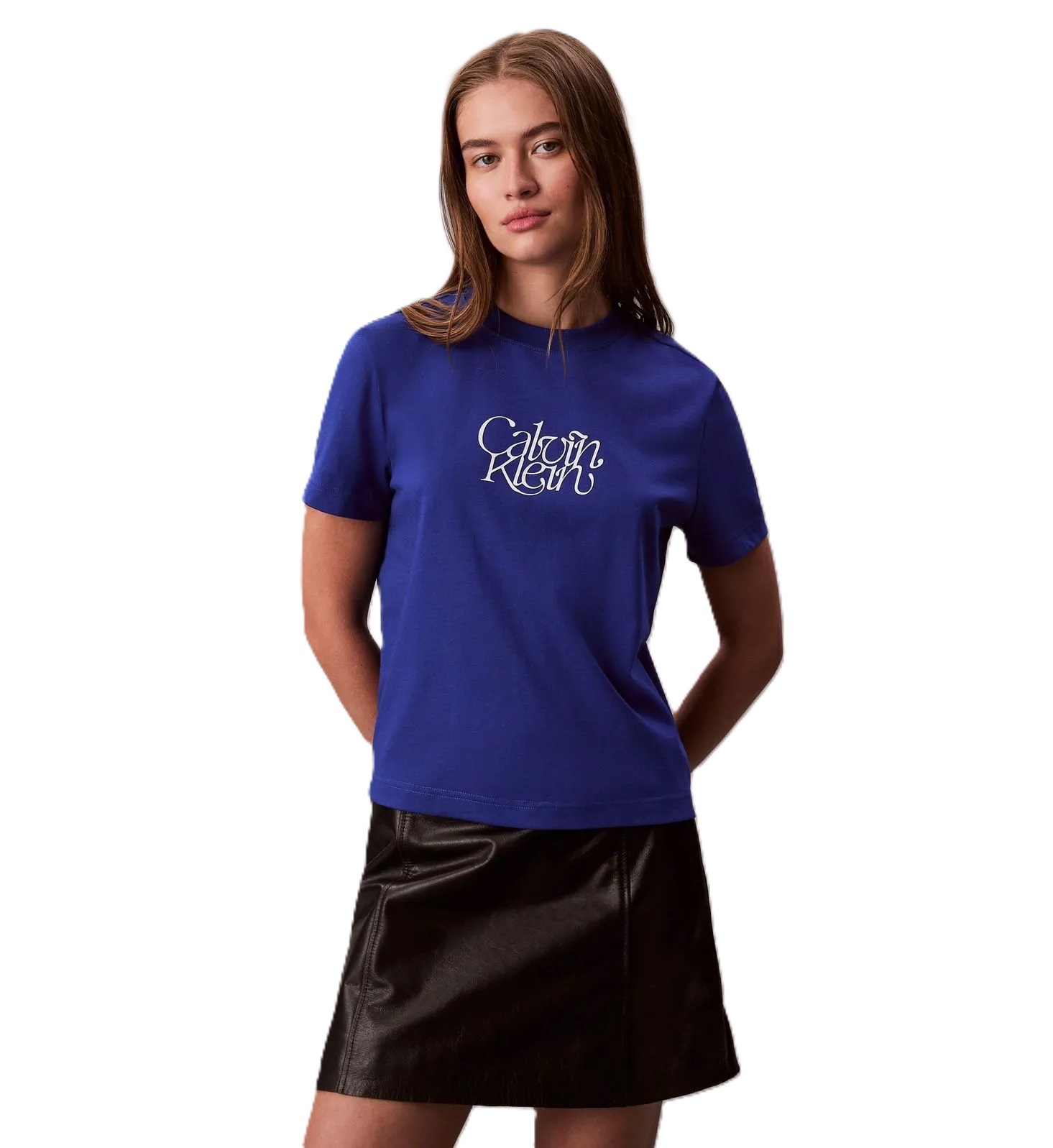 T-SHIRT DAMA-COBALT