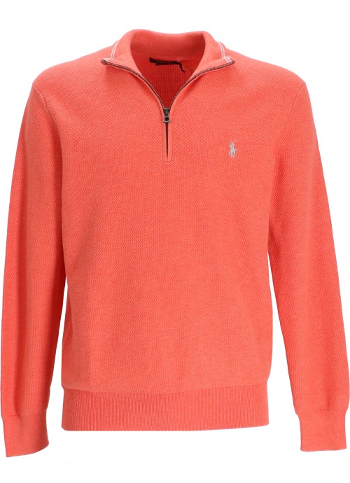 SWEATER C/HZ -AMALFI RED HEATHER