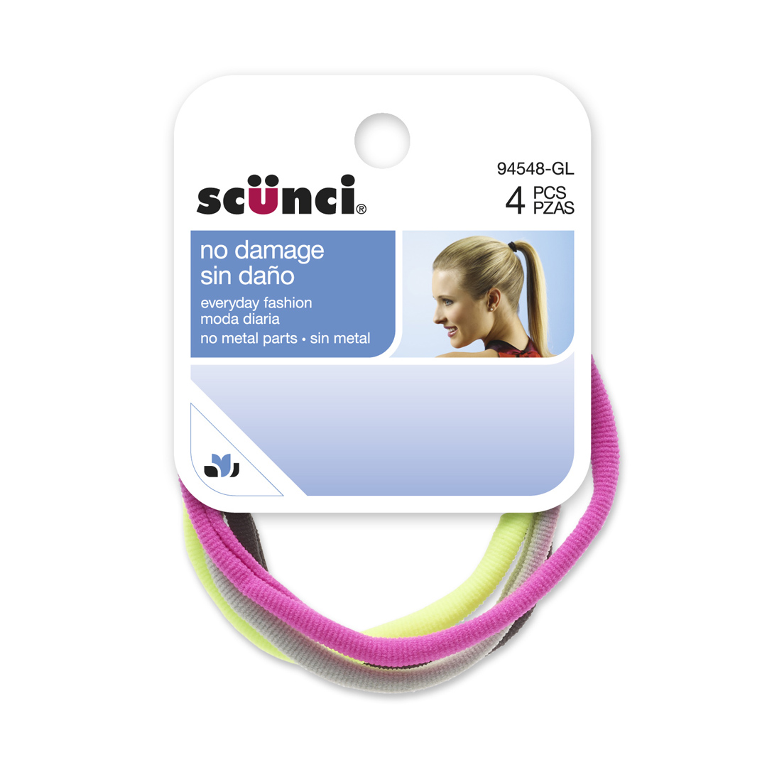 ELÁSTICOS GRANDES NO/DAÑO COLORES PASTELES X4