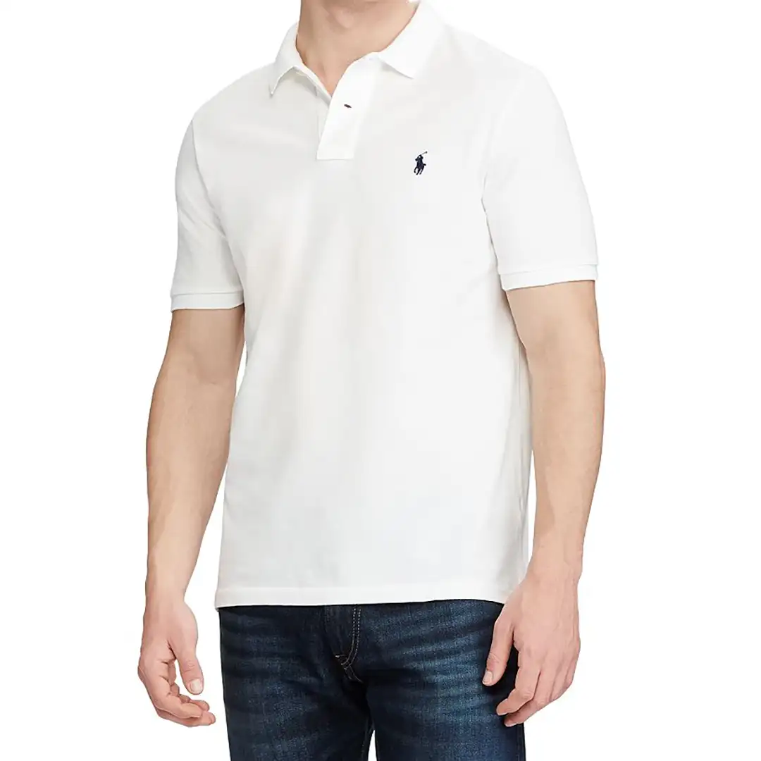 REMERA C/POLO -WHITE-S