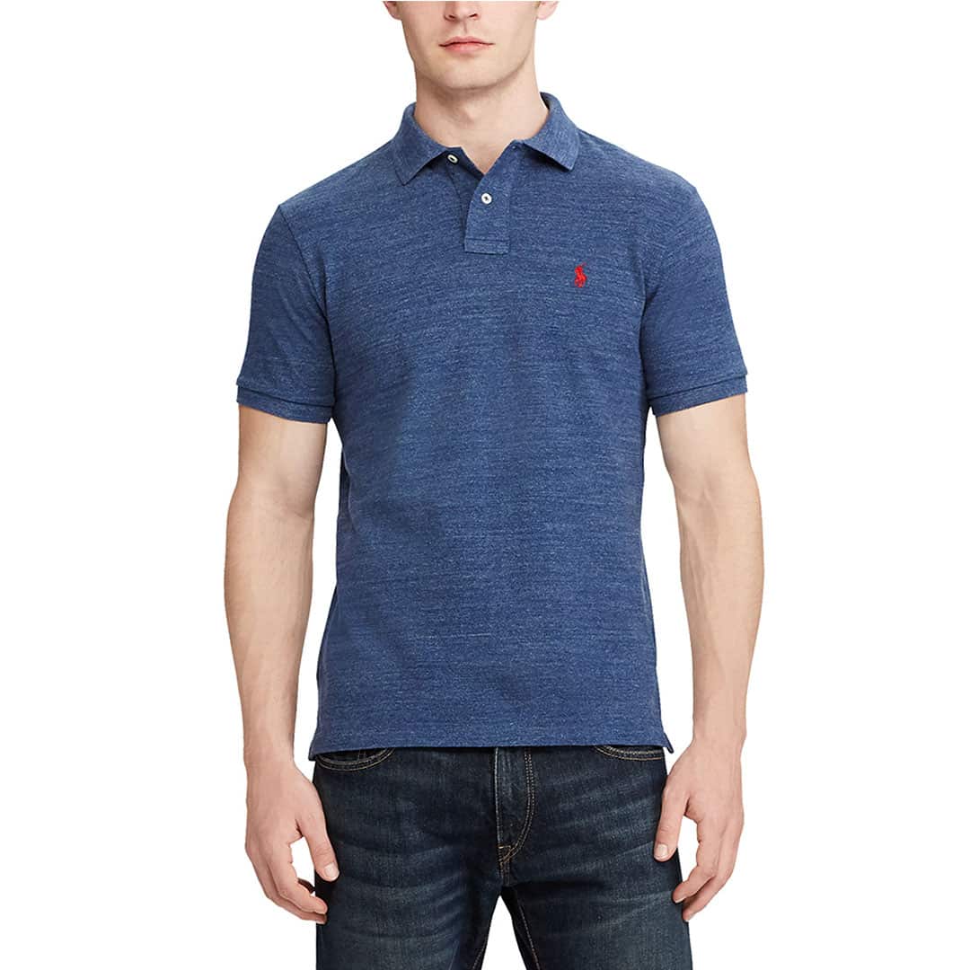 REMERA C/POLO CAB.--CLASSIC ROYAL HEATHER-3XL