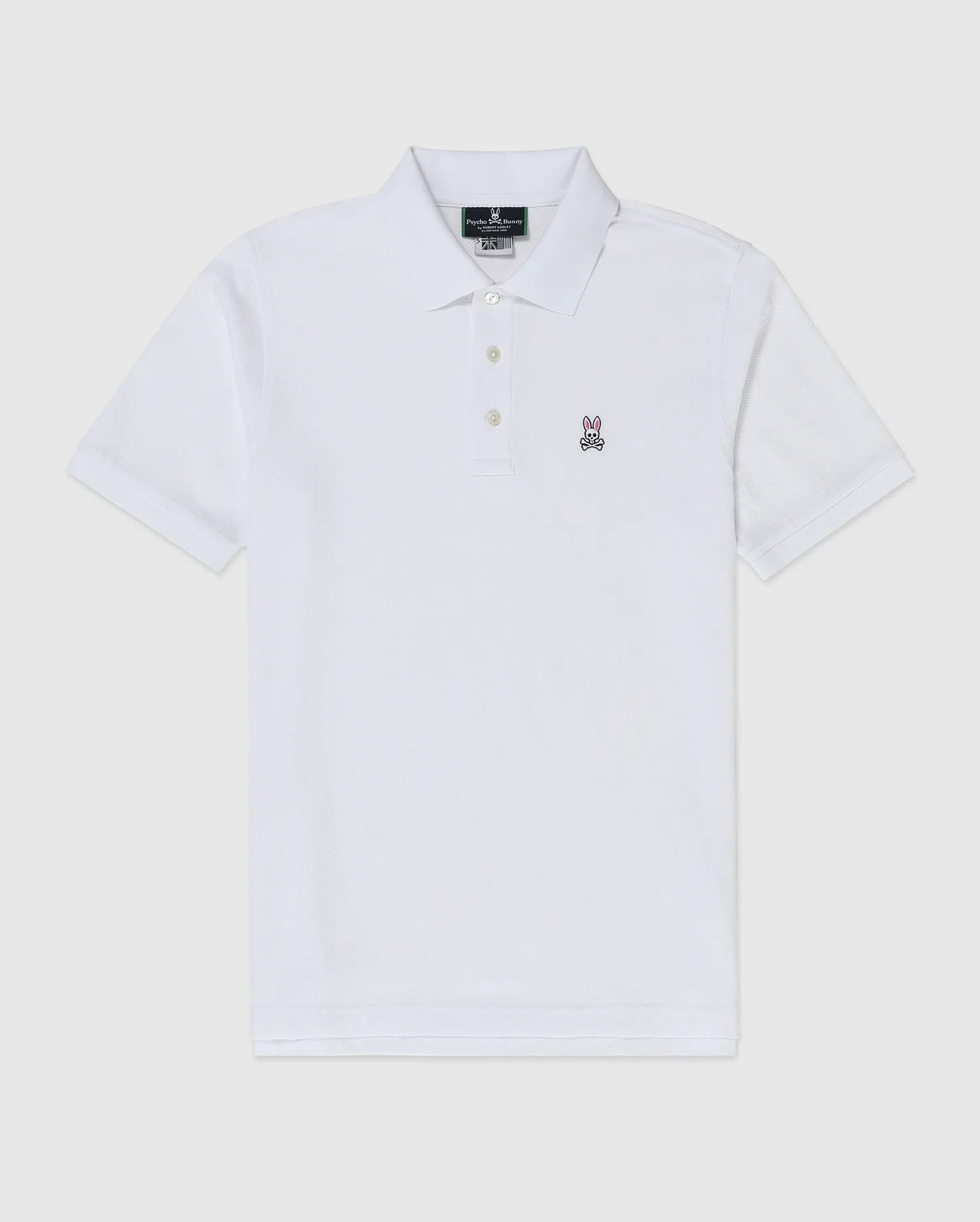 REMERA C/POLO CABALLERO-WHITE