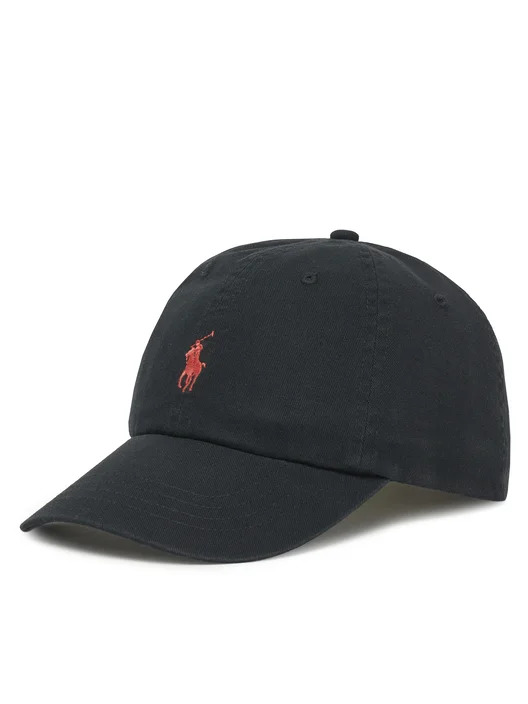 GORROS CABALLERO -POLO BLACK/ RL 2000 RED - OS
