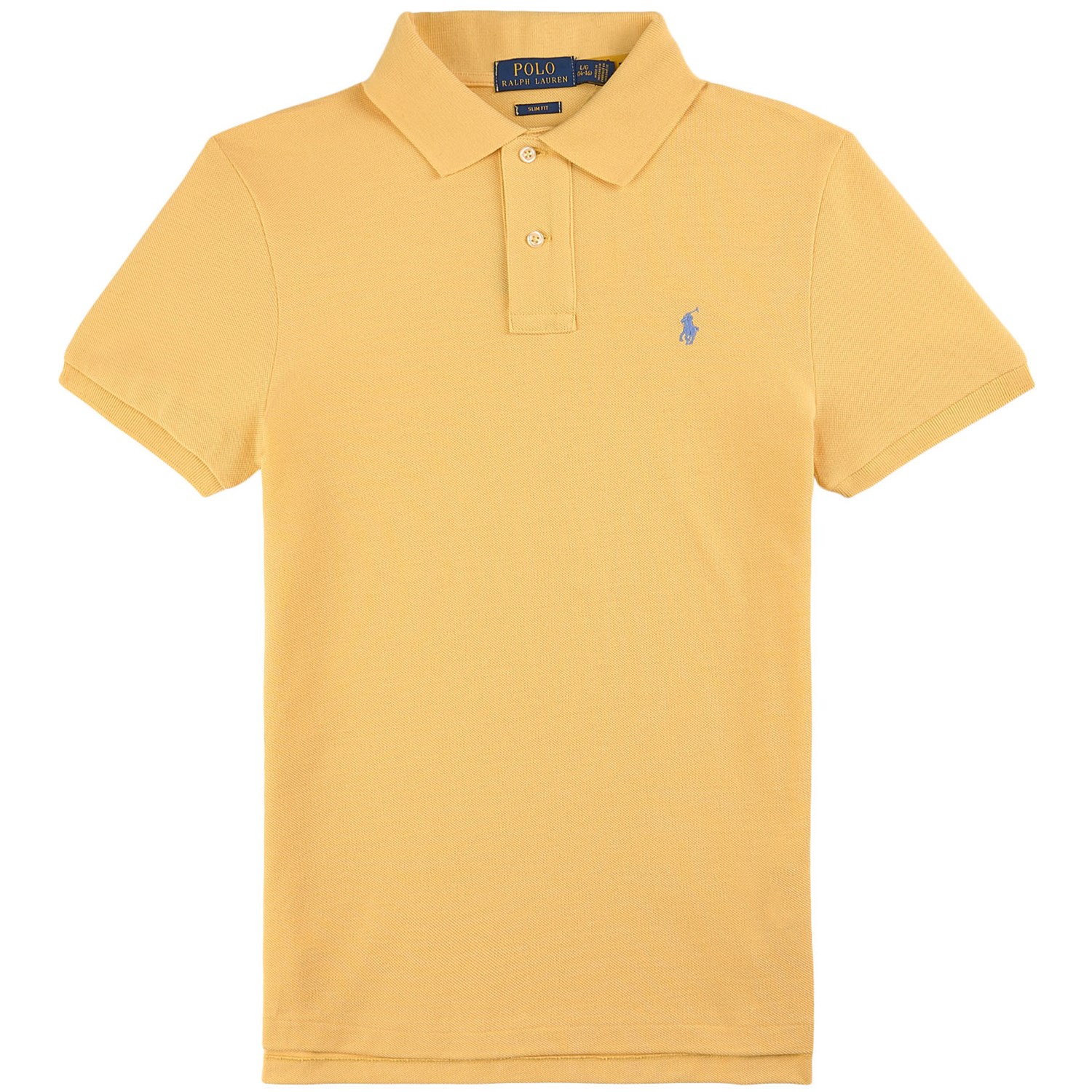 REMERA C/POLO BOYS-EMPIRE YELLOW/1390 BLUE-XL - XL