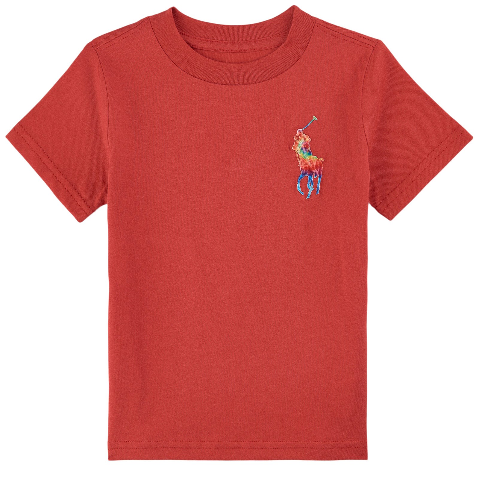 T-SHIRTS C/R TOD. BOYS-STARBOARD RED-2/2T
