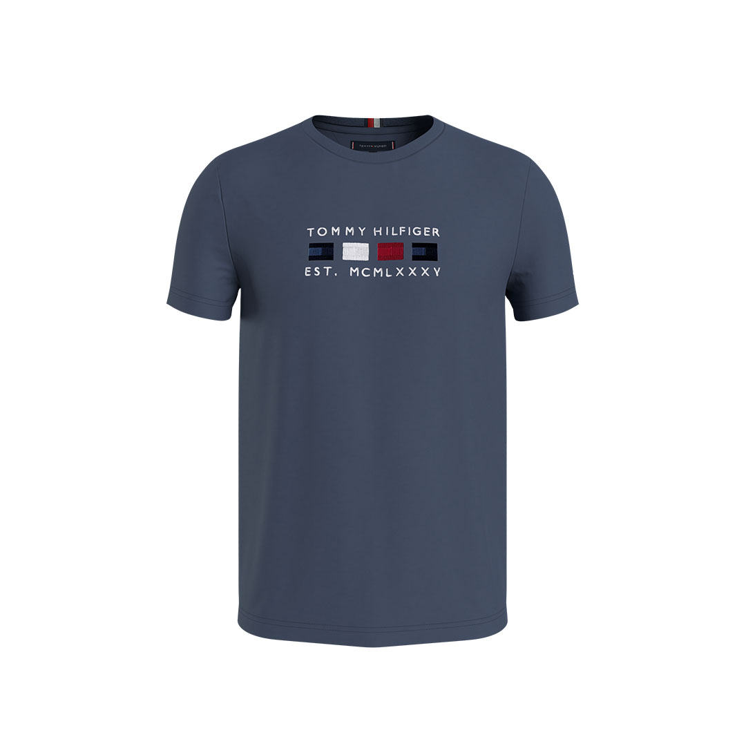 T-SHIRT FASHION CAB.-Faded Indigo