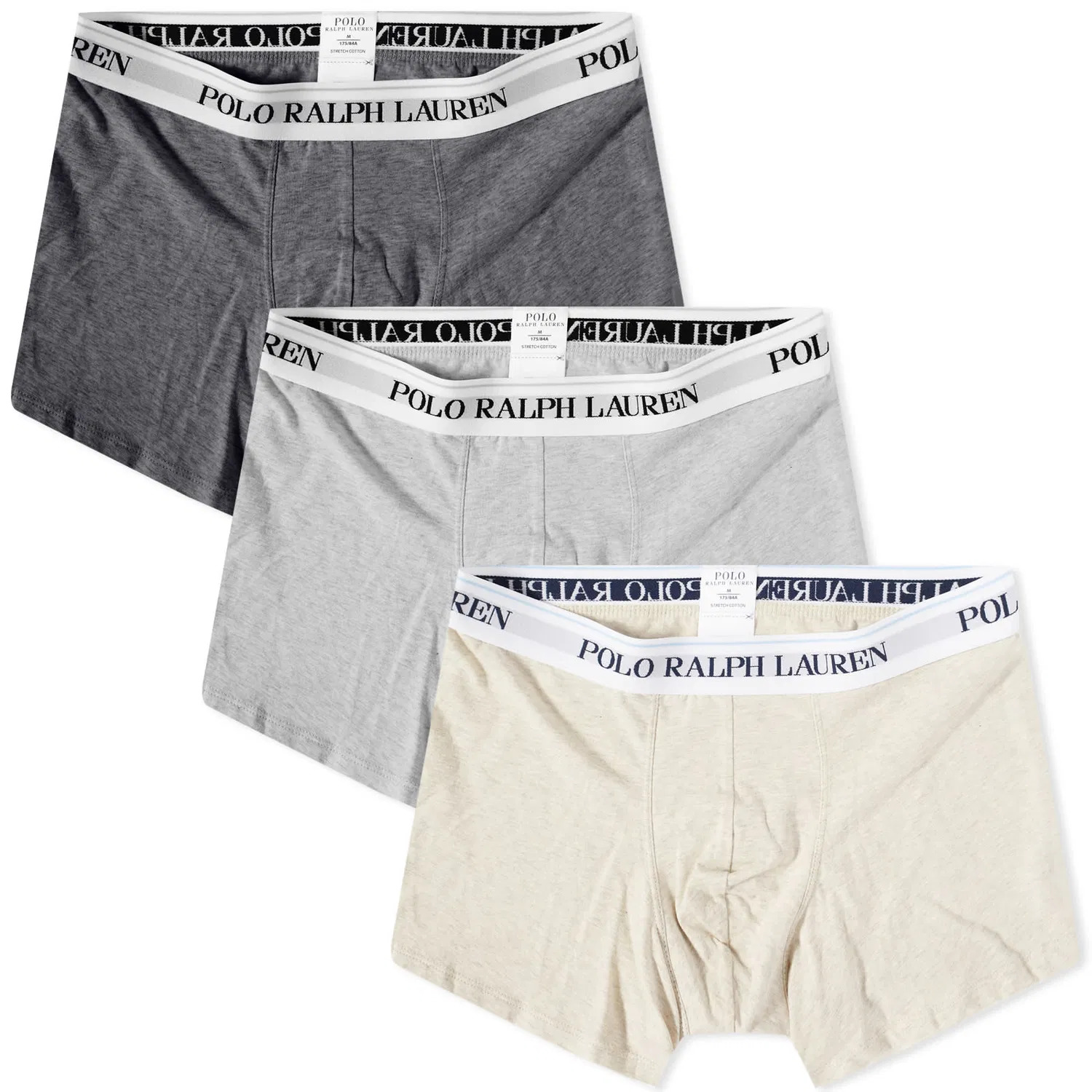 BOXER CABALLERO -BRIEF-3PK AND HTR/LT SP HTR/CHC