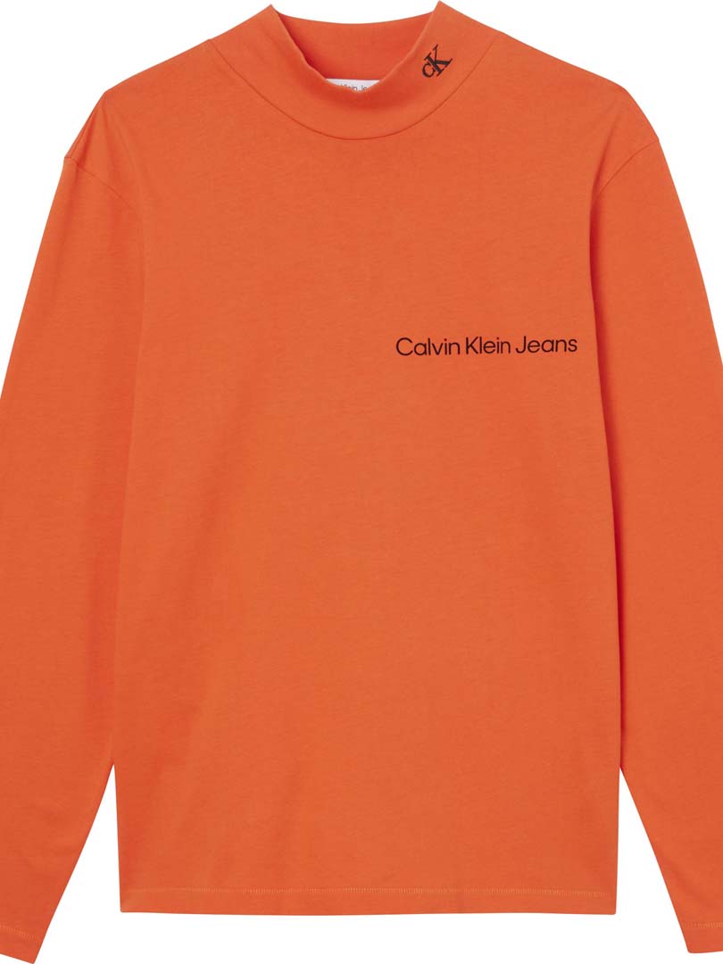 T-SHIRTS CABALLERO M/L-CORAL ORANGE