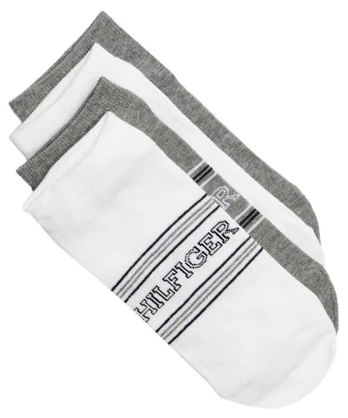 MEDIAS DEP. PAQ. X 4-GREY MELANGE / WHITE 43_46 - 43_46