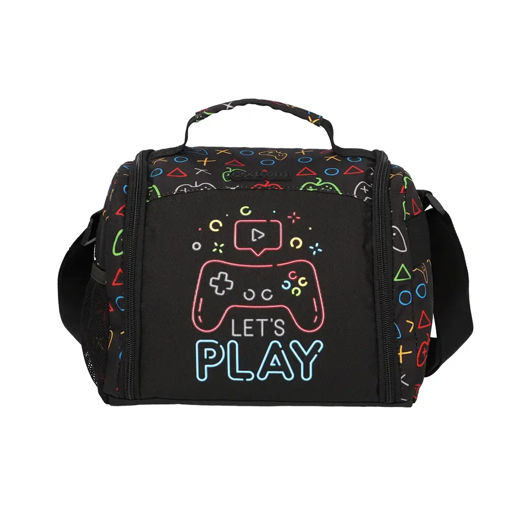 LUNCH BAG NEW BREAK 202 BLACK GAMER