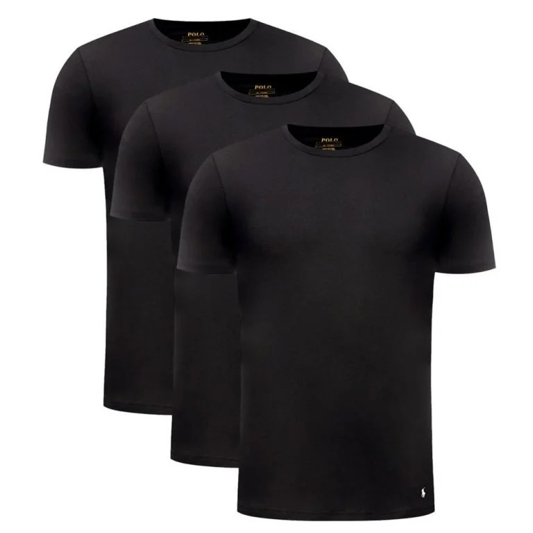 T-SHIRT UNDERWEAR -3PK BLACK/BLACK/BLACK