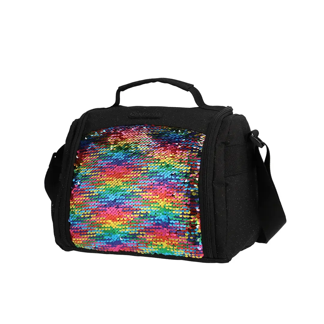 LUNCH BAG NEW BREAK 202 MULTICOLOUR SEQUINS