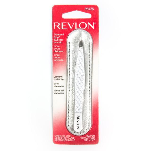 DIAMOND GRIP SLANT TIP TWEEZER