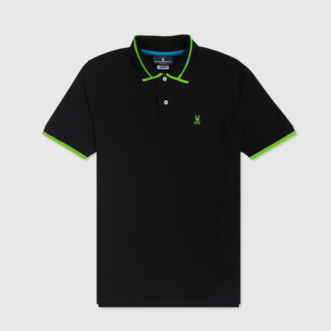 REMERA C/POLO CABALLERO-BLACK