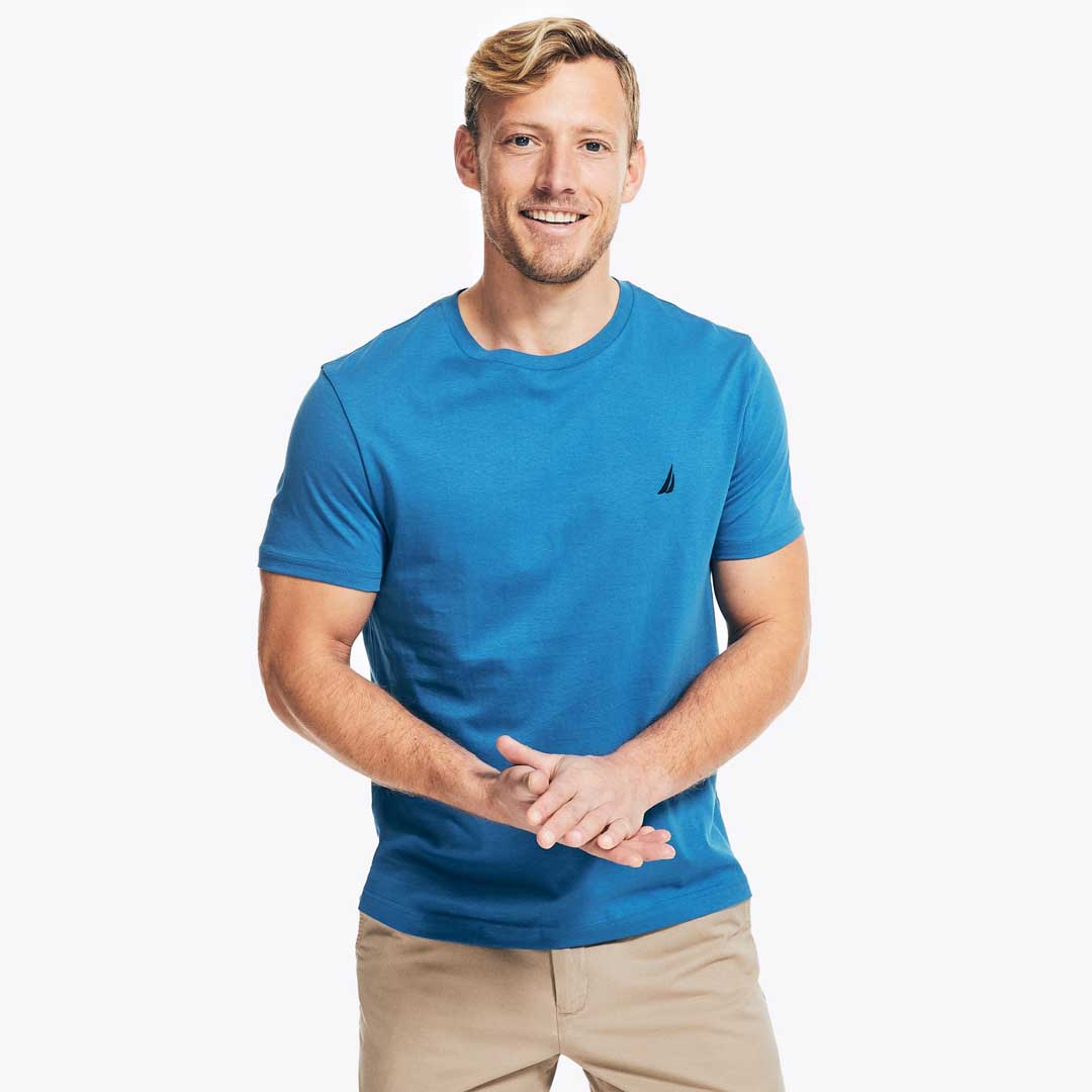 T-SHIRT LISA CAB. AZURE BLUE