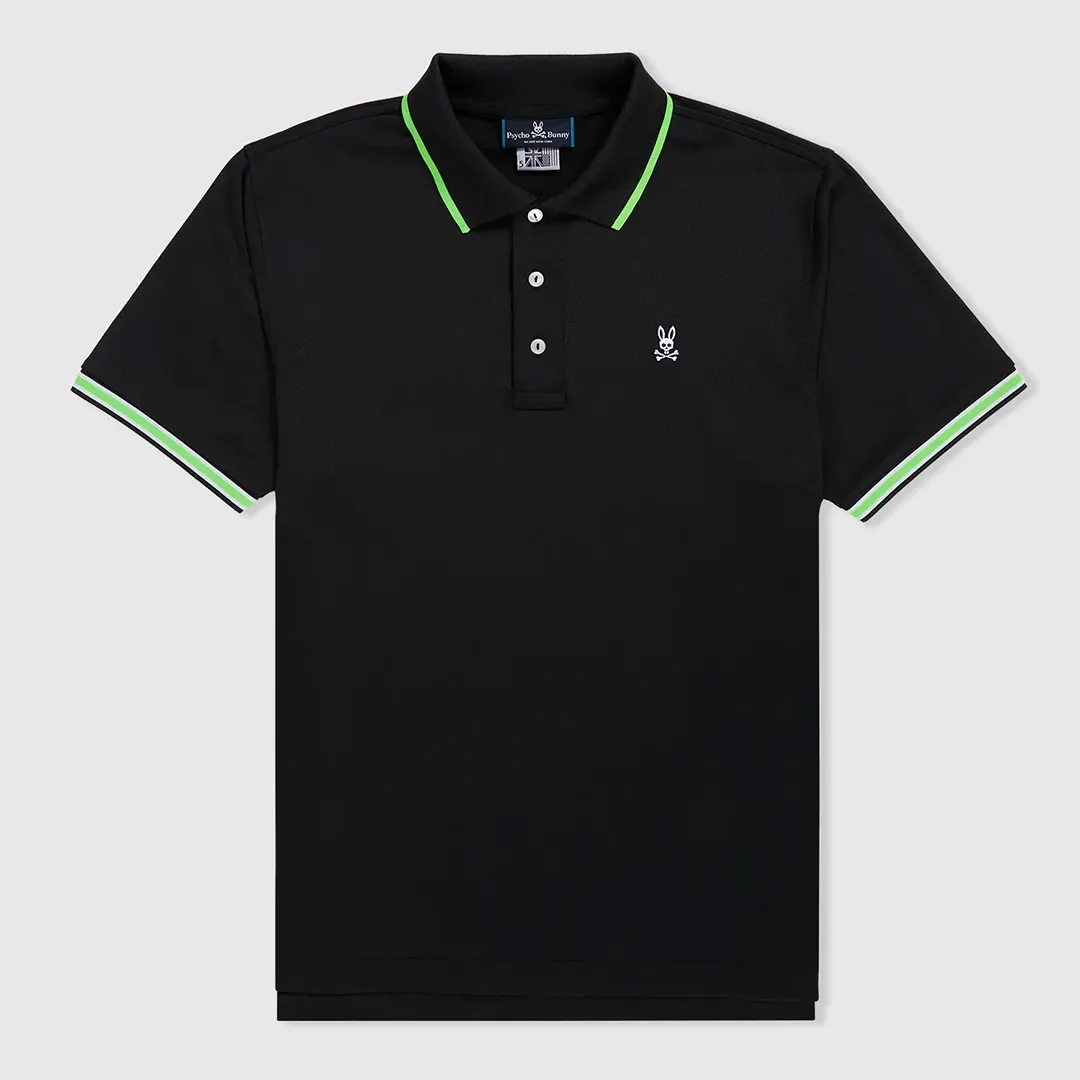 REMERA C/POLO CABALLERO-BLACK