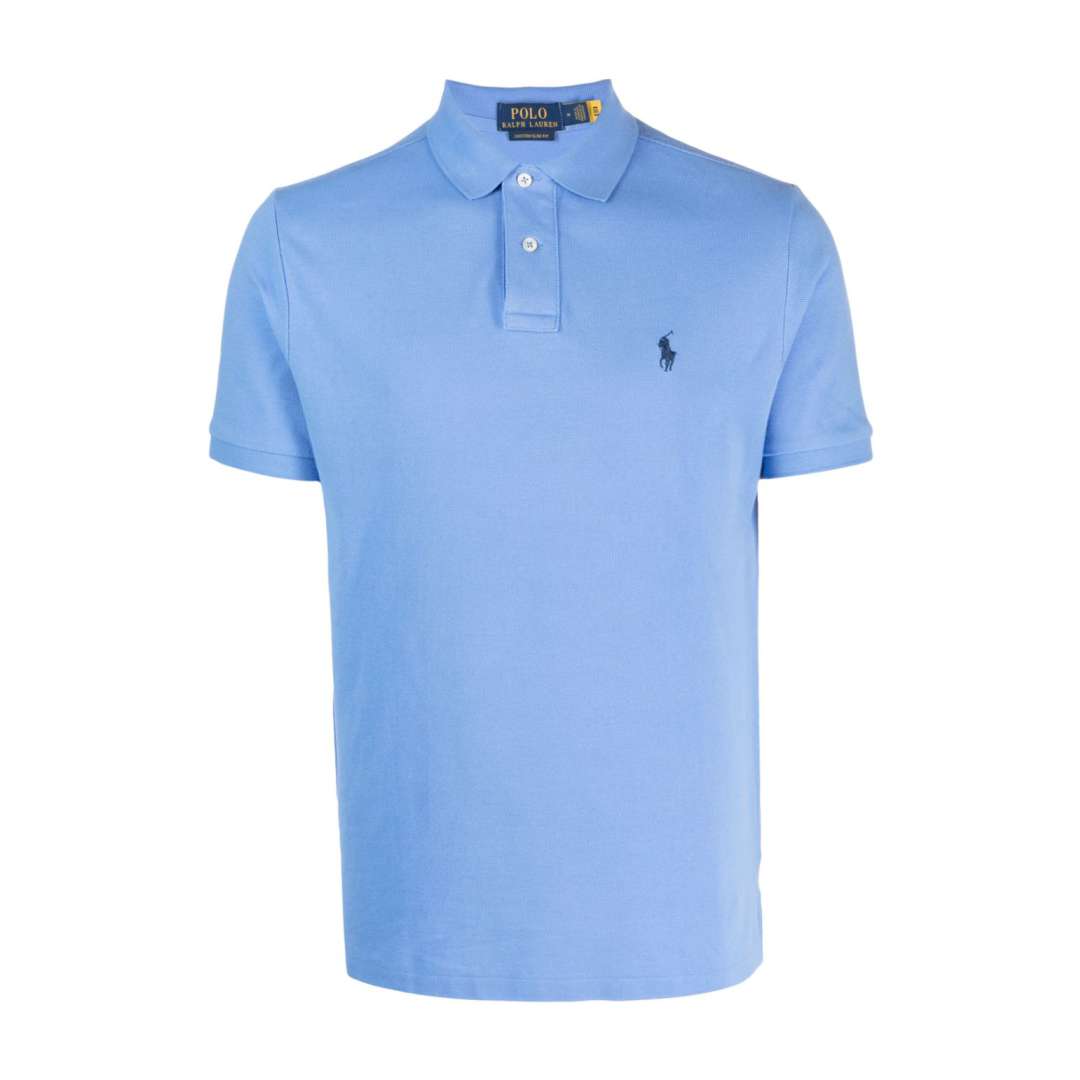 REMERA C/POLO-SOFT ROYAL HEATHER/C3426-S - S