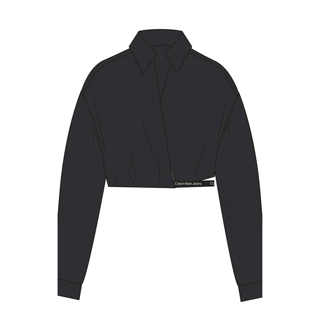 BLUSA DAMA M/L-CK BLACK