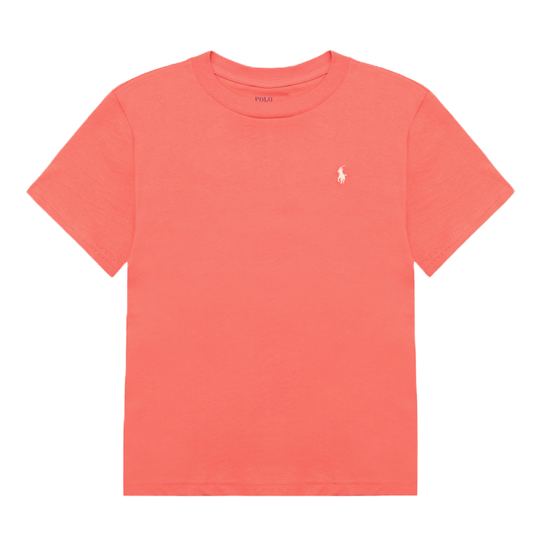 T-SHIRT C/R TOD BOYS--AMALFI RED-2/2T