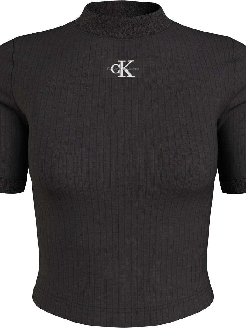 T-SHIRT DAMA M/C-CK BLACK-XL - XL