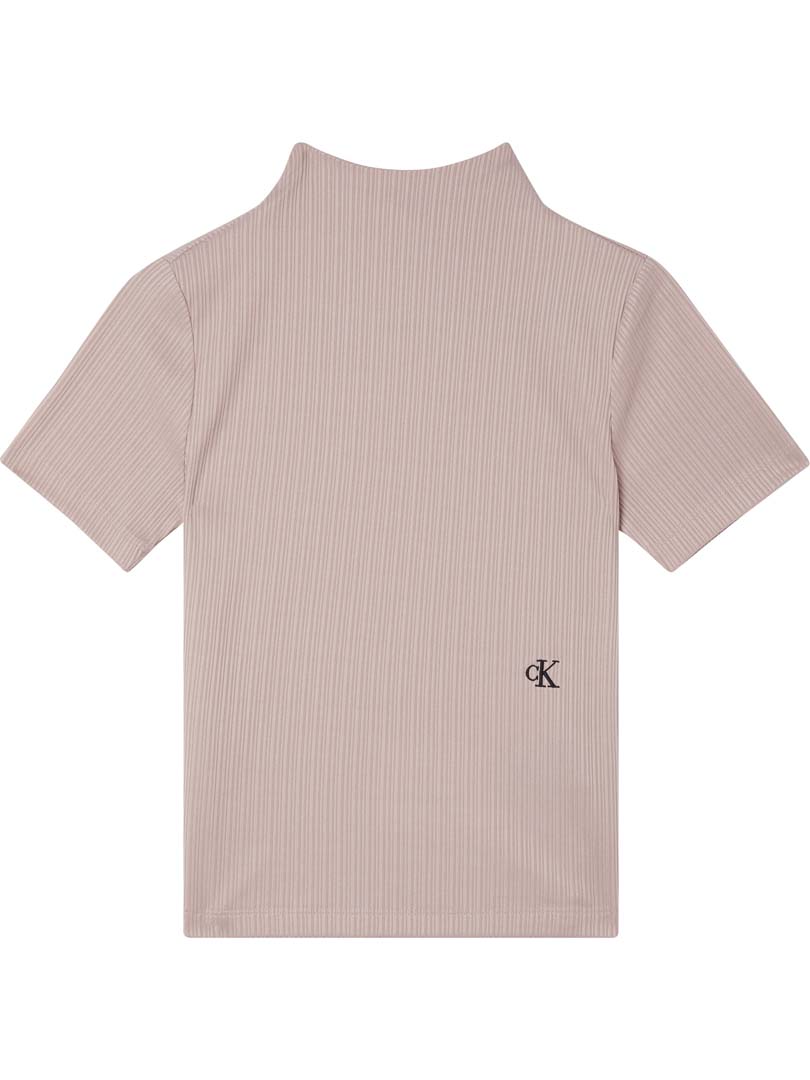 T-SHIRT DAMA M/C-DARK BLUSH