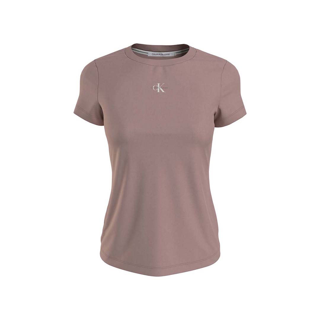 T-SHIRT DAMA M/C-DARK BLUSH