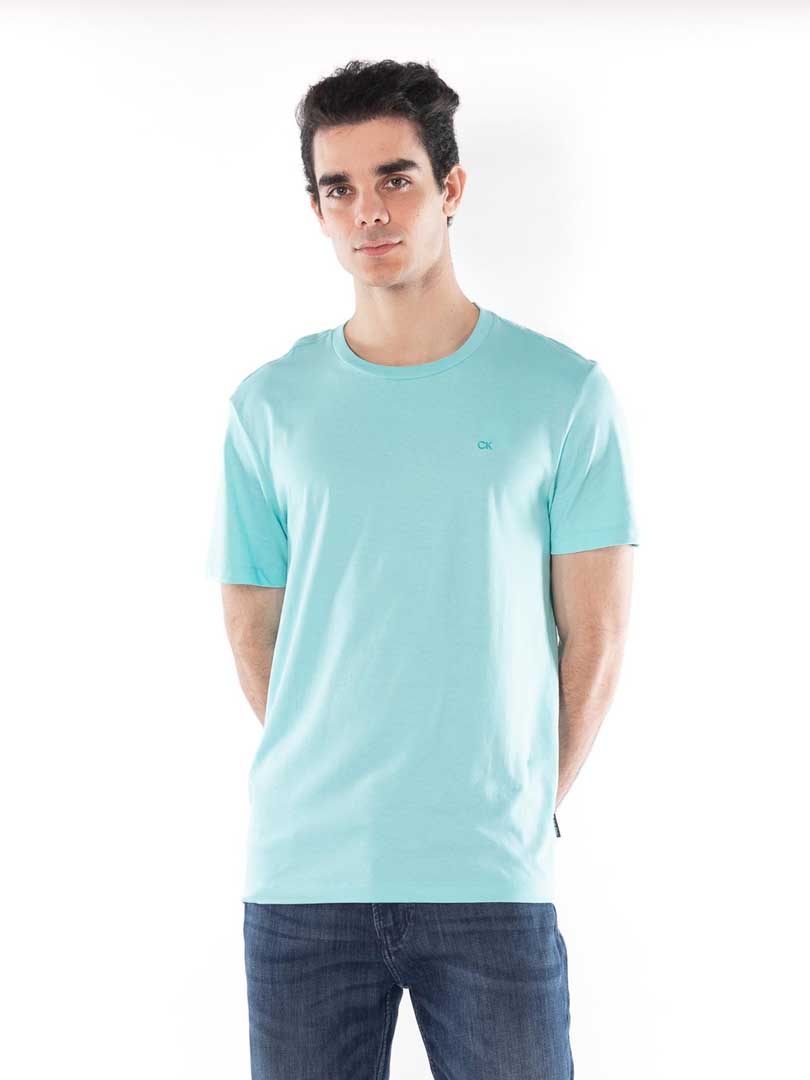 T-SHIRT CABALLERO -AQUA