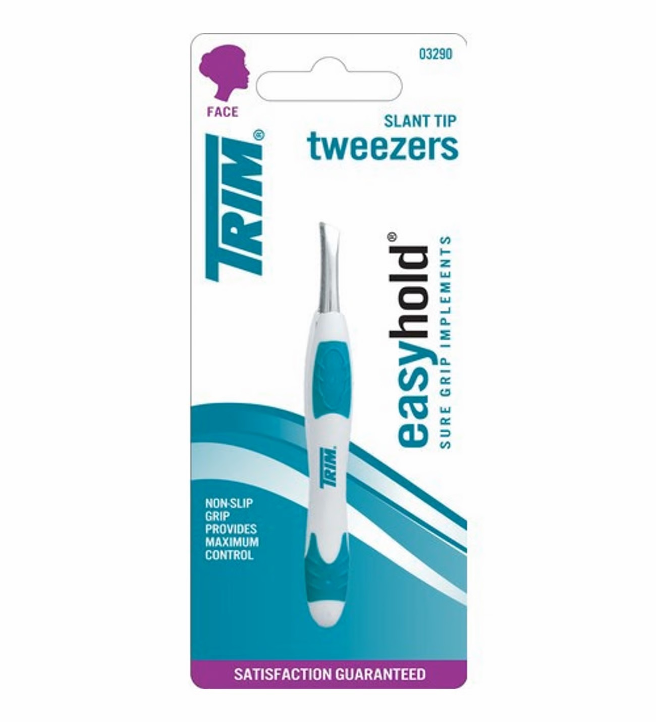 NEW EZ GRIP SLANT TIP TWEEZER PMS 55