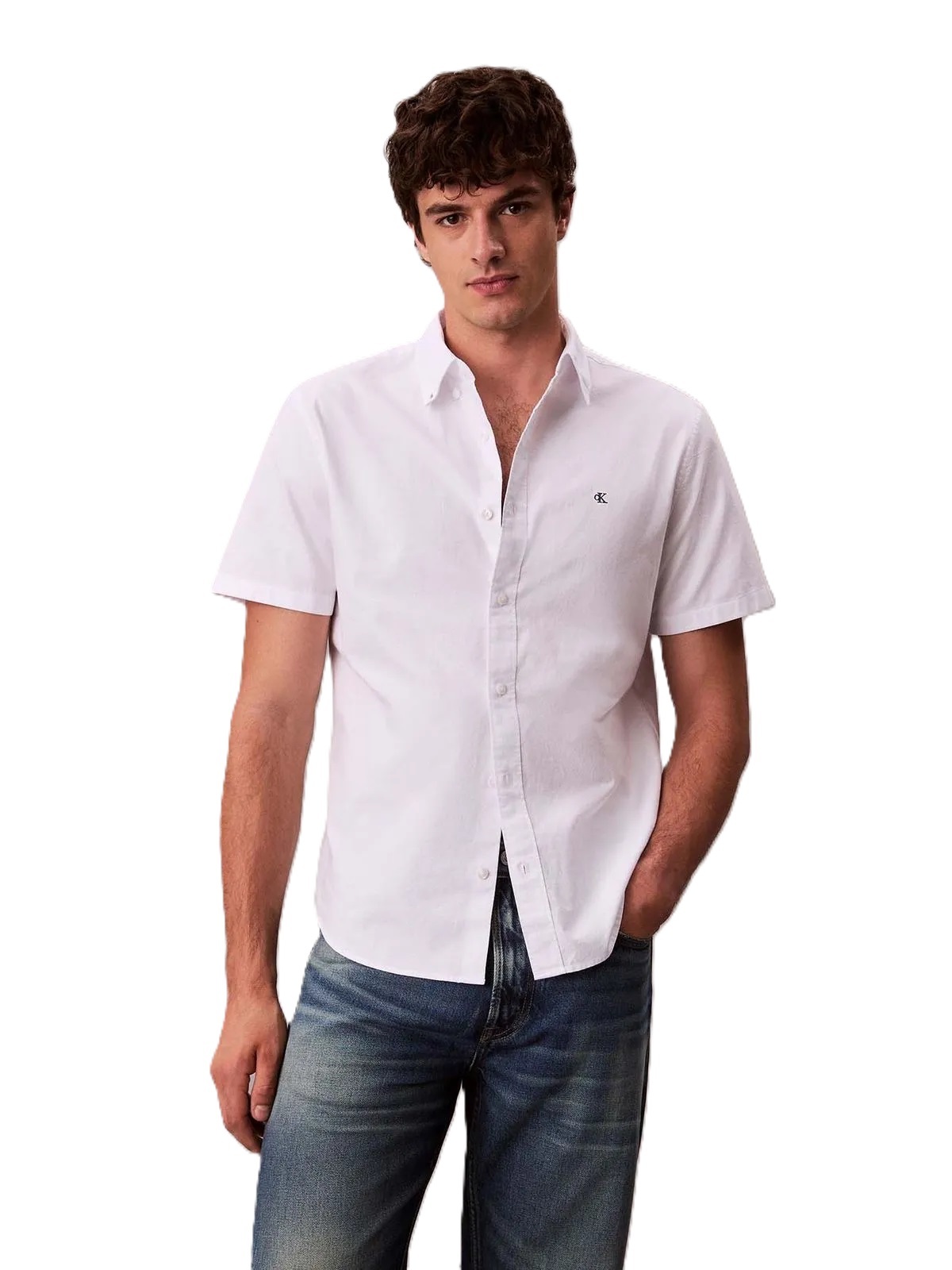 CAMISA M/C CAB.-BRILLIANT WHITE