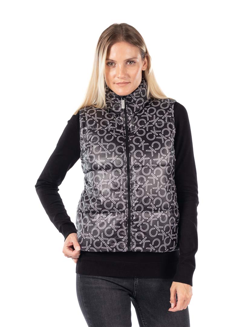 CHALECO DAMA-BLK/VANILLA