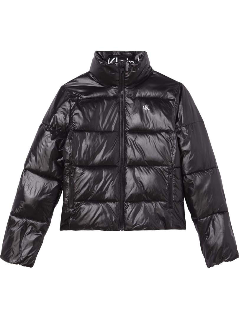 CAMPERA DAMA-CK BLACK/BRIGHT WHITE