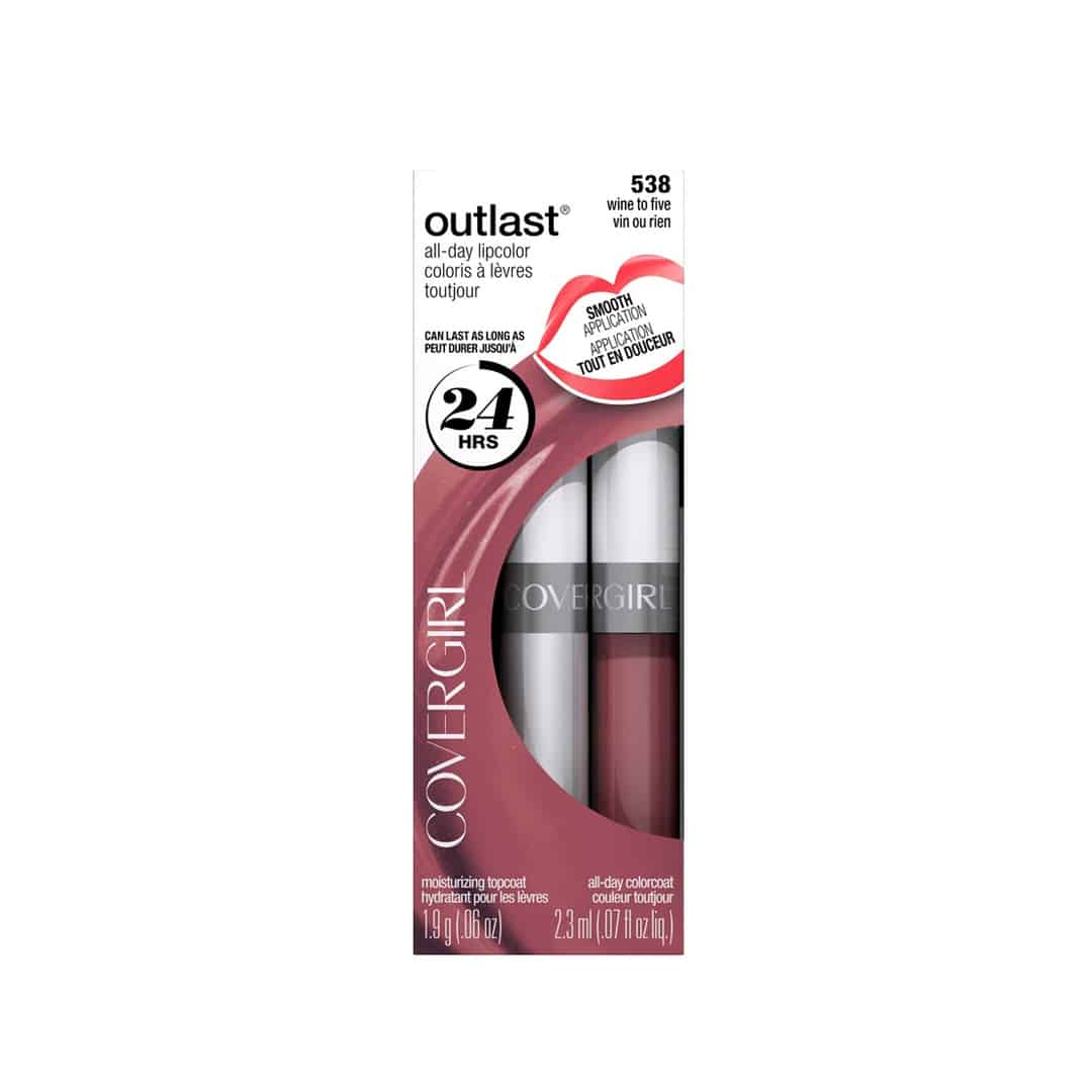 OUTLAST LIP WAND COLOR, WINE TO FIVE