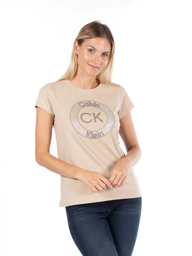 T-SHIRTS DAMA M/ C-HTHR LATTE