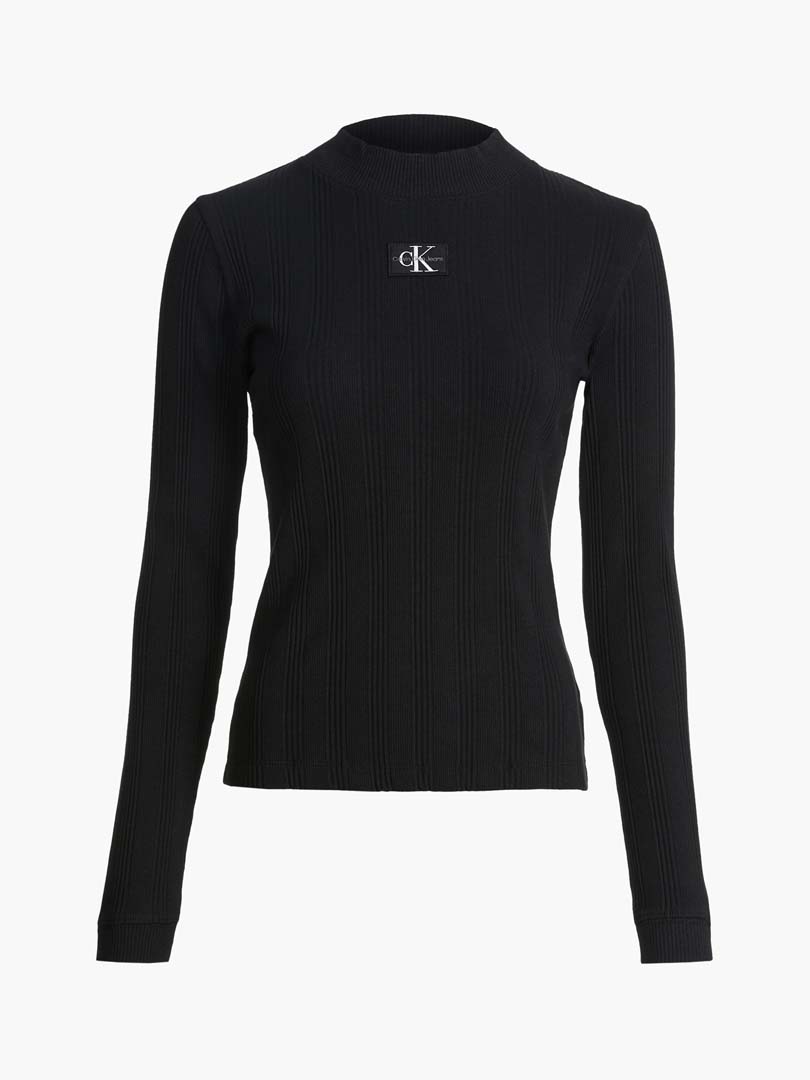 T-SHIRT DAMA M/L-CK BLACK