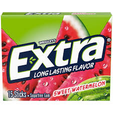 EXTRA SWEET WATERMELON 15 STICK CHICLE SIN AZUCAR